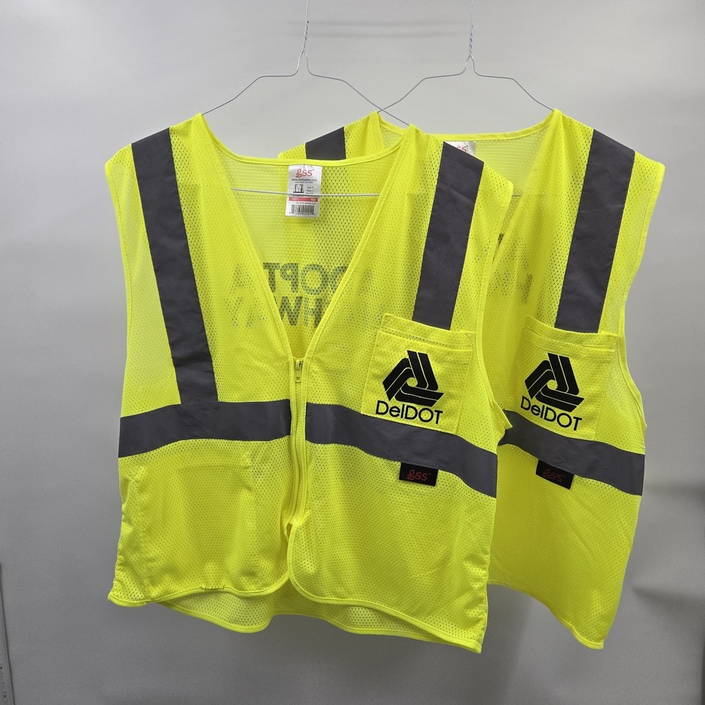 GSS Safety First Type R Class 2 Not Fr Size M Model 1001 DelDOT Adopt A Highway
